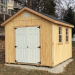 I all natural 10x12 gable with windows